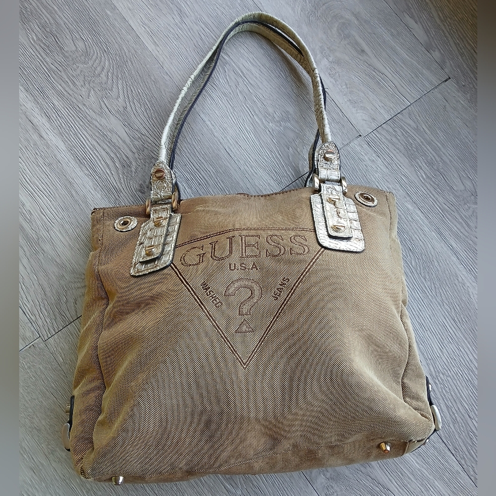 Guess Tan Shoulder Bag